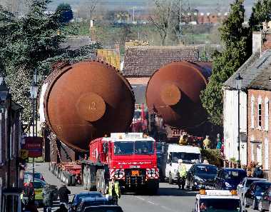 Berkeley boilers transport (Magnox) Berkeley boilers transport (Magnox)